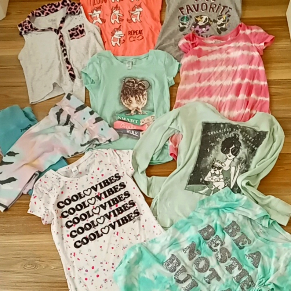 Justice lot shorts leggings